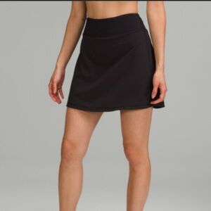 Lululemon Pace Rival Skirt Extra Long Black Skirt